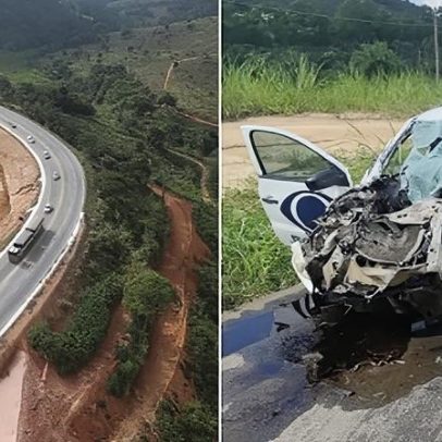 Rodovia apelidada de BR da morte registra acidente envolvendo equipe da Band