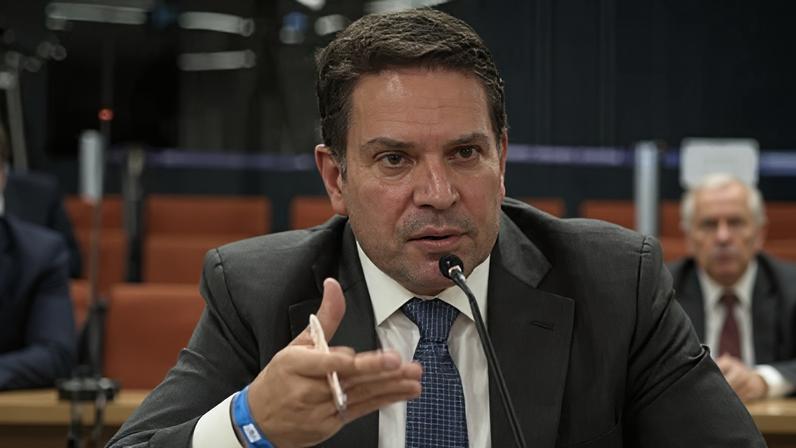 Alexandre Ramagem durante depoimento ao Supremo Tribunal Federal (STF)