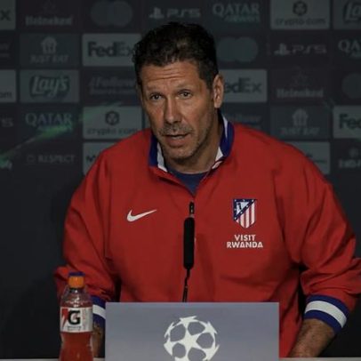 Simeone prevê duelo duro com Arsenal e alerta para bolas paradas