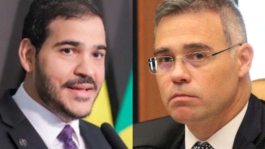 Jorge Messias, ministro-chefe da AGU, e André Mendonça, ministro do STF