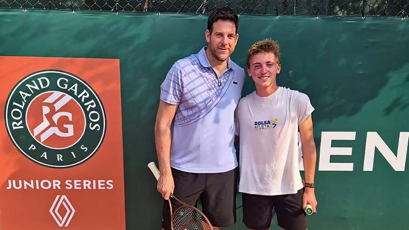 Mamede e Lino destacam experiência com Del Potro no Roland Garros Junior