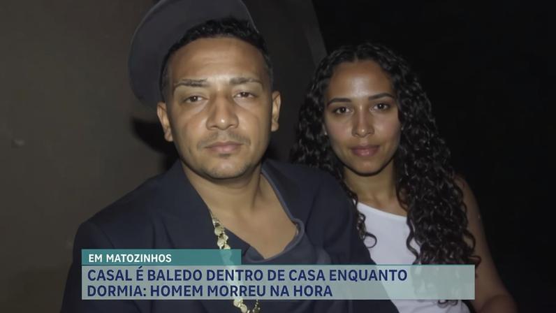Casal é baleado dentro de casa em Matozinhos; homem morre e mulher fica gravemente ferida