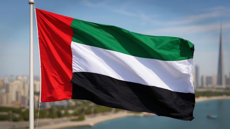 Bandeira dos Emirados Árabes Unidos (Foto: Reprodução d Instagram/@uaegov)