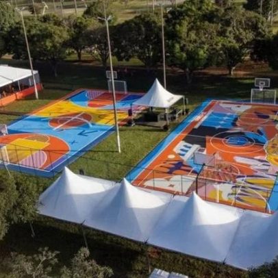 Betano entrega duas quadras reformadas no Parque da Cidade, em Brasília