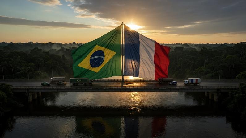 Ponte amazônica liga Brasil à União Europeia em apenas 5 minutos