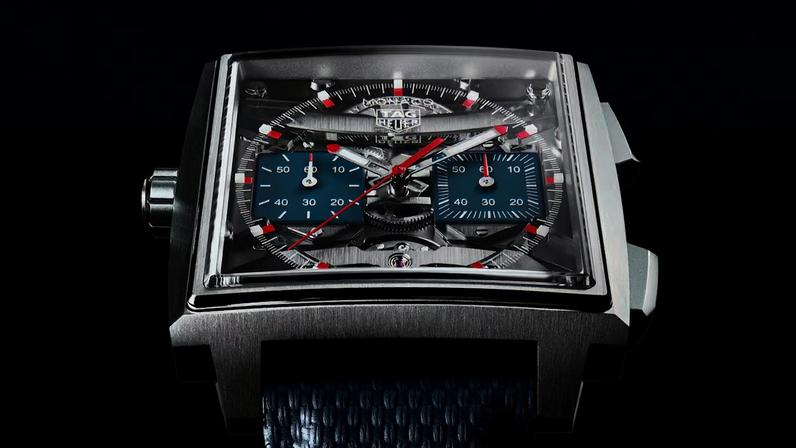 TAG Heuer Monaco Evergraph model showed at Watches and Wonders