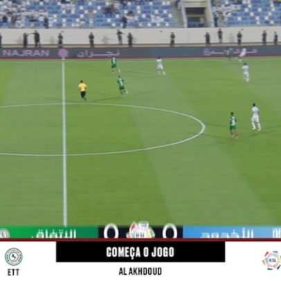 Al Akhdoud e Al Ettifaq empatam sem gols no início da partida