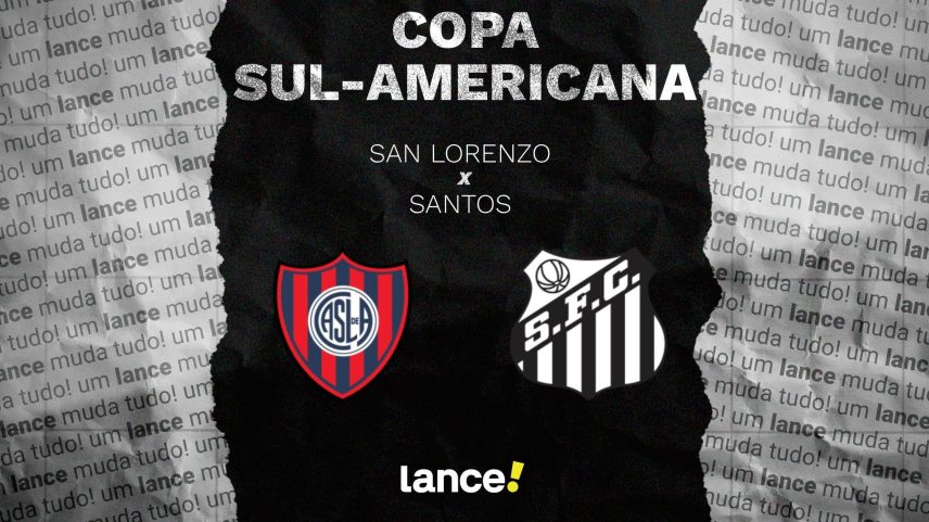 San Lorenzo x Santos: onde assistir e prováveis escalações da Sul-Americana