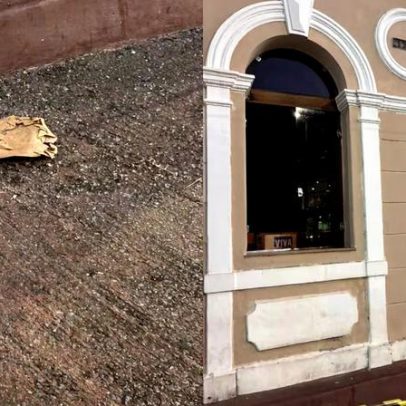 Homem é detido após arremessar tampa de bueiro contra a Câmara de Nova Lima