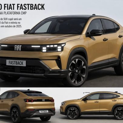 Flagra do Fiat Fastback na Europa confirma estreia em Paris