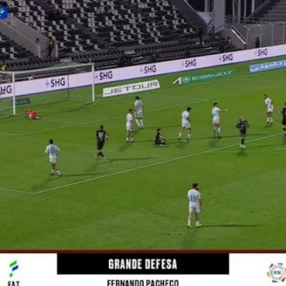 Al Shabab vs Al Fateh empatam 1-1 após defesa de Fernando Pacheco