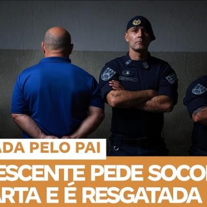 Adolescente pede socorro em carta e é resgatada