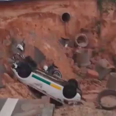 Hotel desaba durante temporal no Ceará e deixa um morto em Tianguá