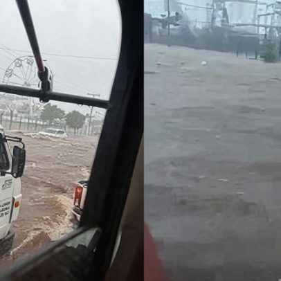 Goiânia enfrenta alagamentos e vias interditas após fortes chuvas