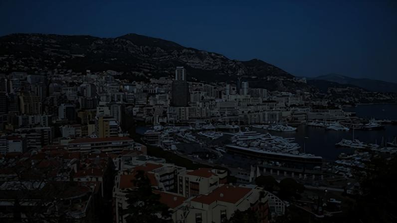 Vista aérea de Mónaco.