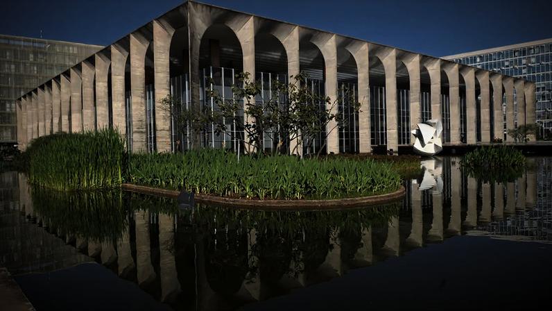 Palácio do Itamaraty, sede do Ministério das Relações Exteriores, em Brasília