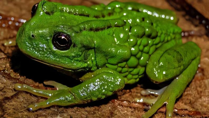 Rã amazônica surpreende ao desenvolver ovos em bolsa nas costas (Imagem: Zootaxa)