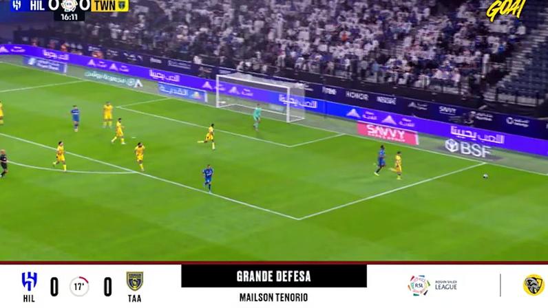 Al Hilal - Al Taawoun 0 - 0 | DEFESA DO GOLEIRO - Mailson Tenorio