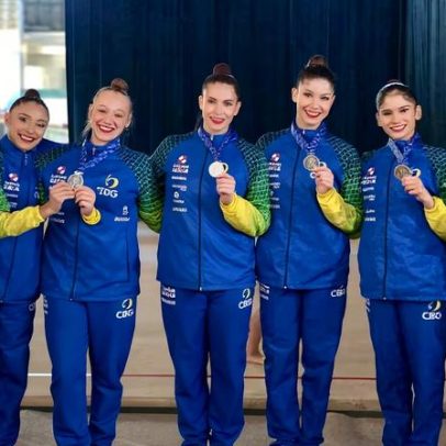 Brasil leva prata e bronze na Copa do Mundo de Ginástica Rítmica em Tashkent
