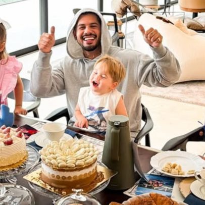 Zé Felipe celebra 28 anos com café da manhã em família e afirma ter mais maturidade