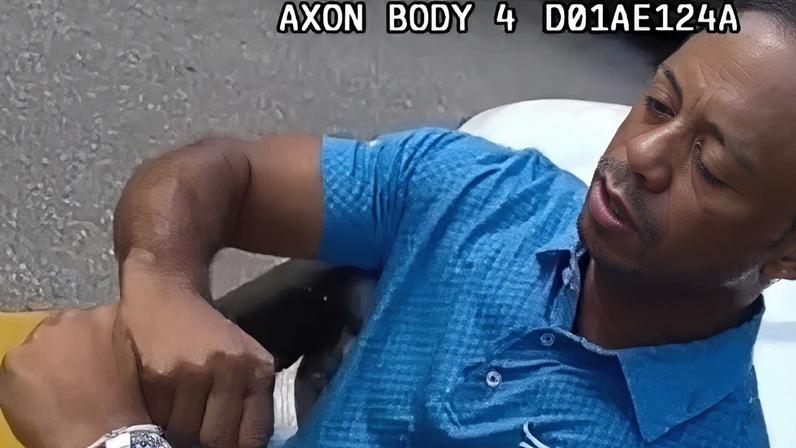 Câmera corporal em prisão de Tiger Woods