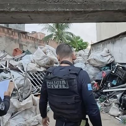 Operação investiga esquema de receptação de metais na Baixada Fluminense