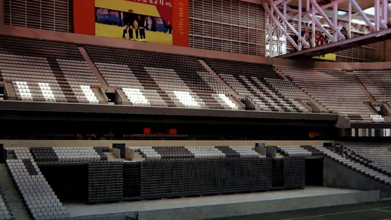 Athletico-PR anuncia arquibancada retrátil: Foto/Reprodução/CAP