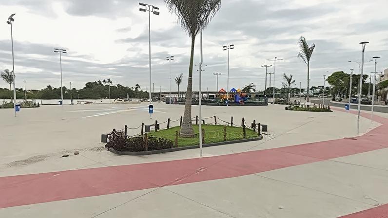 Praça dos Pescadores, localizada em Nova Almeida, na Serra (ES)