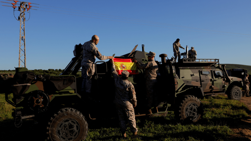 Exercício Dynamic Mariner 25 da Otan, liderado pela Espanha, em Barbate 28 de março de 2025 REUTERS/Jon Nazca