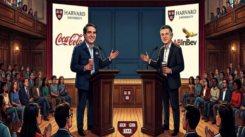 No topo do setor de bebidas, dois CEOs dividem um palco – mas concordam muito