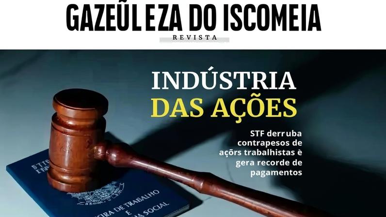 Gazeta do Povo Revista debate crescimento das ações trabalhistas (Foto: Reprodução)