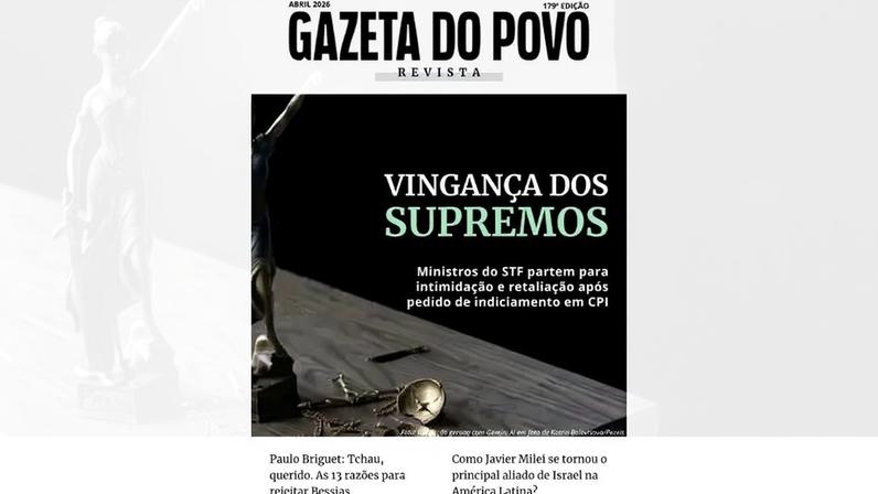 Gazeta Revista debate novo episódio de abuso do Judiciário (Foto: Reprodução)