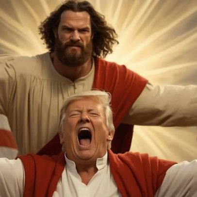 Embaixada do Irã divulga vídeo de IA com Jesus agredindo Trump