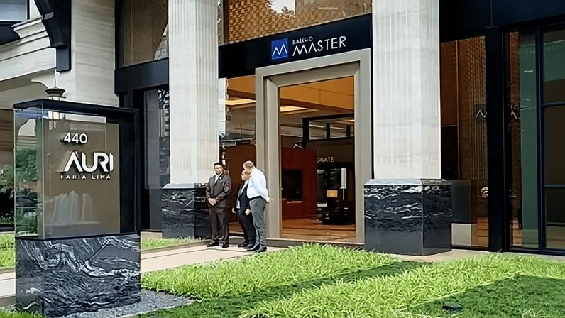 Fachada do Banco Master | Reprodução/SBT Brasil - 31.12.2025
