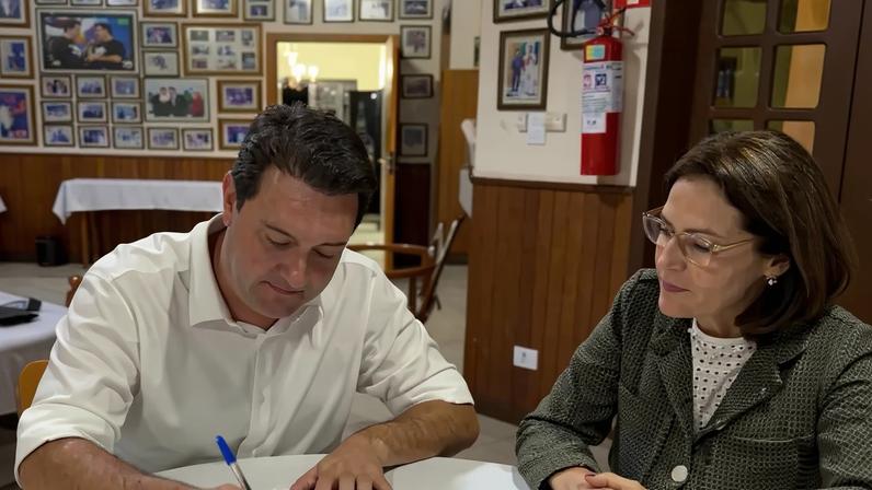 A jornalista e pré-candidata ao Senado, Cristina Graeml, que se filiou ao PSD de Ratinho Jr. e Ronaldo Caiado (Foto: Jackson André/Divulgação)