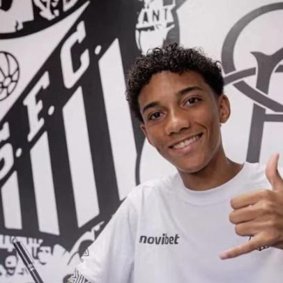 Jornal espanhol chama Robinho Jr. de 'novo Neymar' após renovação com Santos
