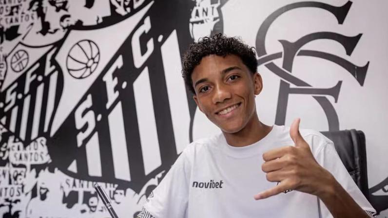 Novo contrato de Robinho Jr. vai até 30 de março de 2031