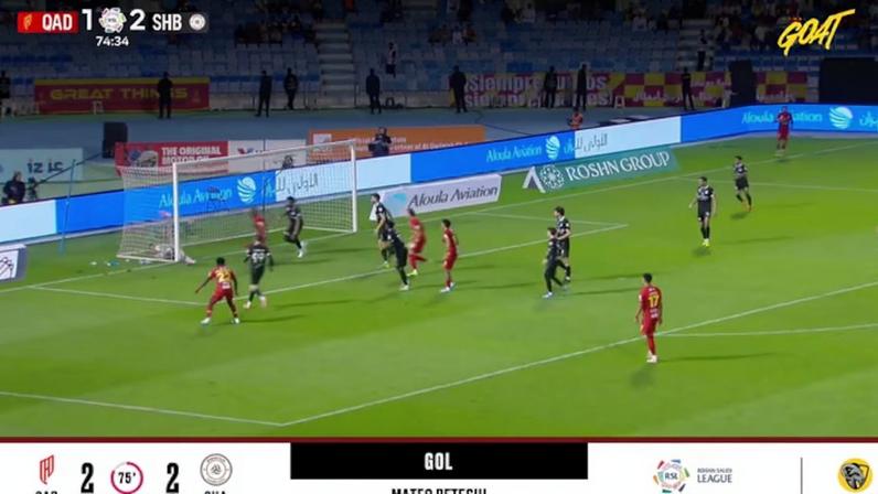 Al Qadisiya e Al Shabab empatam 2 a 2 com gol de Retegui