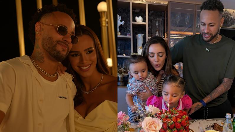 Neymar faz declaração de amor no aniversário de Bruna Biancardi
