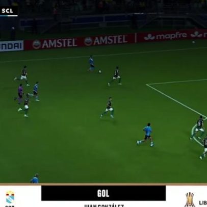 Sporting Cristal marca contra o Palmeiras com belíssimo gol da entrada da área