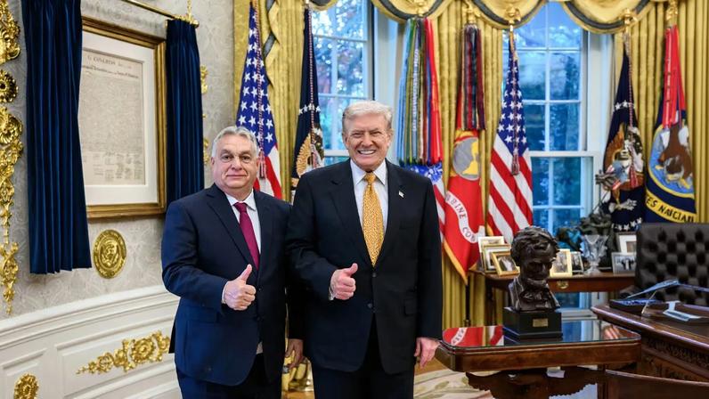 Viktor Orbán esteve na Casa Branca em novembro de 2025