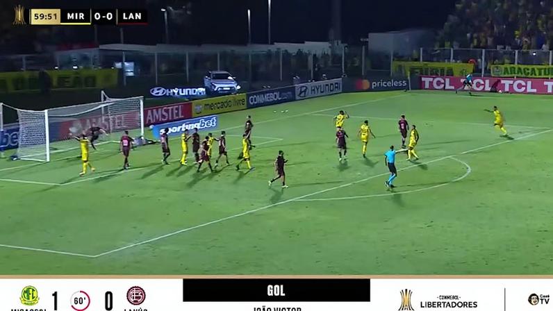 João Victor faz gol histórico pelo Mirassol na Libertadores