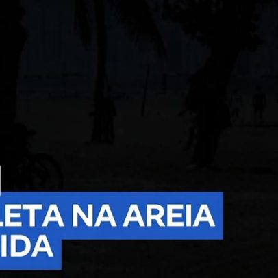 Veto impede ciclistas de estacionar ou circular na faixa de areia