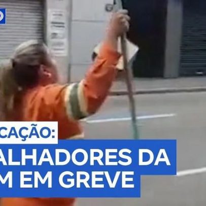 Greve de trabalhadores da Urbam paralisa serviços de limpeza