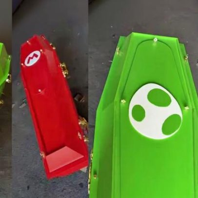Fábrica brasileira produz caixões inspirados em videogames