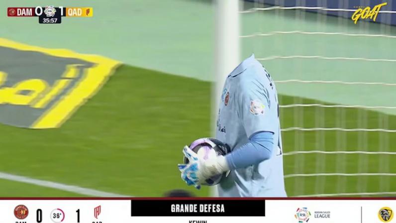 Damac - Al Qadisiya 1 - 1 | DEFESA DO GOLEIRO - Kewin