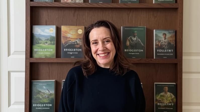Autora da série de livros "Bridgerton", Julia Quinn