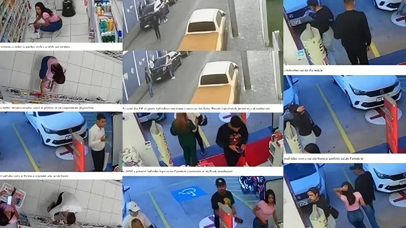 Suspeitos foram identificados a partir de câmeras de seguranças de farmácias