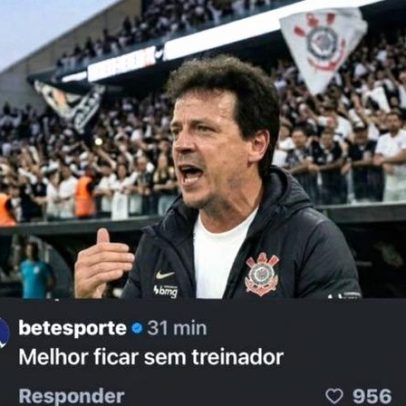 Apostas indicam ficar sem treinador para Diniz no Corinthians