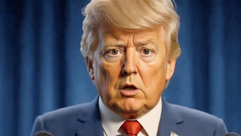 Na imagem, a montagem feita pelo Irã apresenta versões “malignas” das emoções do filme dentro da mente de Trump –personagens que incentivam decisões agressivas e mentiras em entrevistas à imprensa